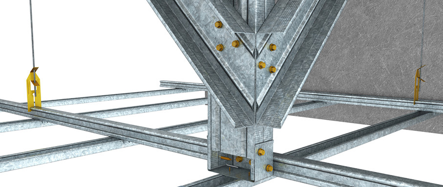 Key Lock Concealed Suspended Ceiling System Rondo Key Lock Concealed Suspended Ceiling System Rondo